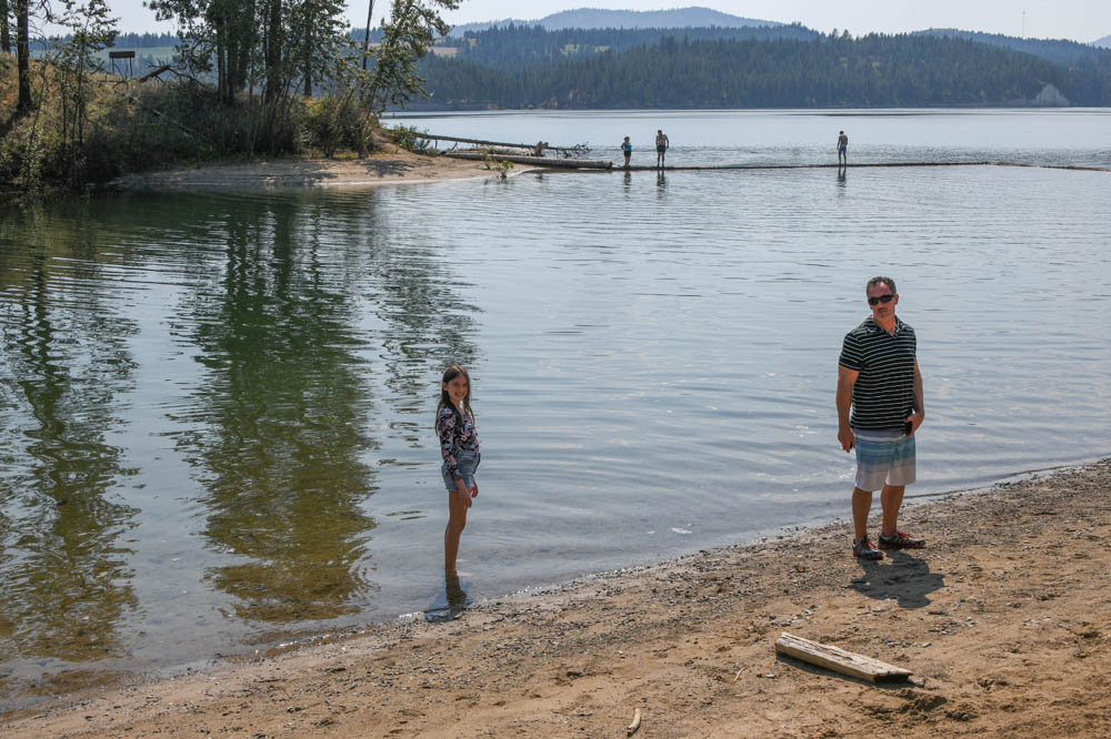 mandy and noah at cloverleaf lake roosevelt